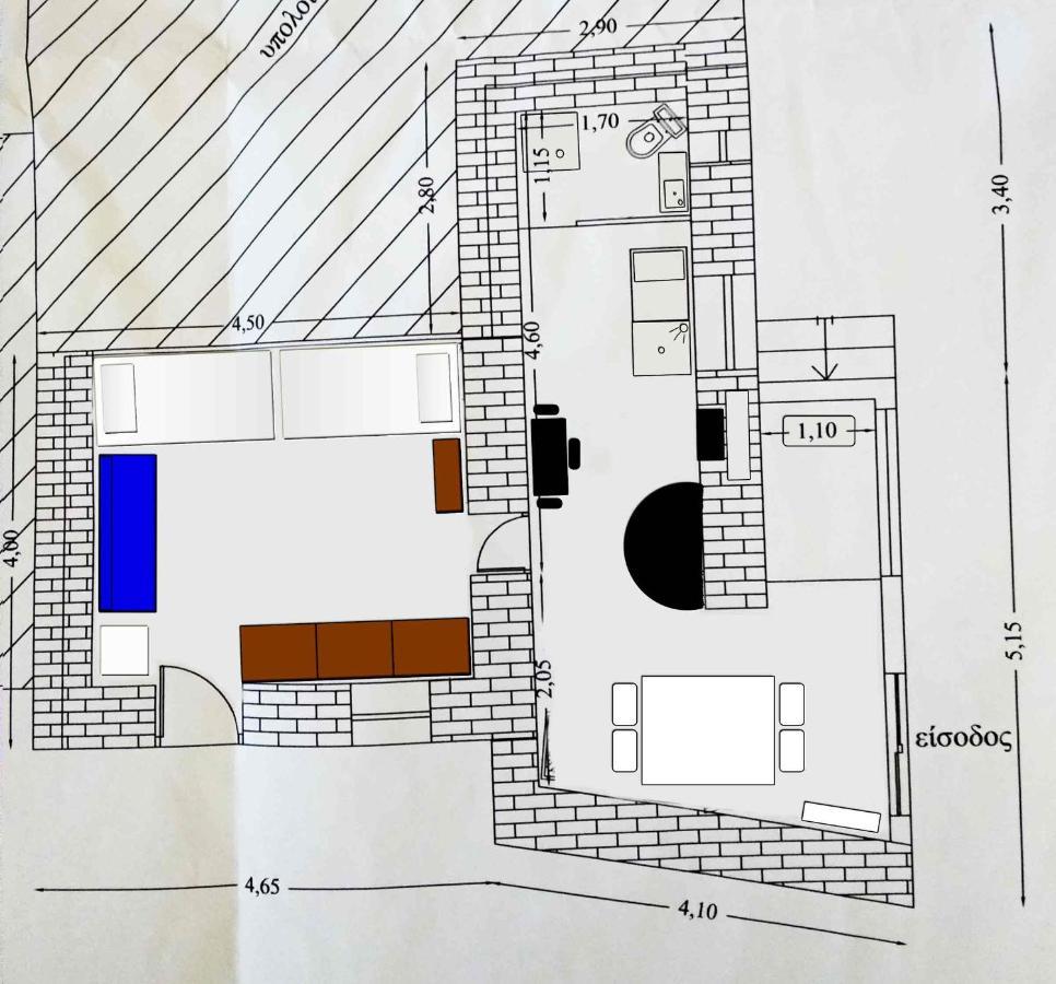 Naupactus Unique Harbor Apartment In A Stone House! Návpaktos Eksteriør bilde